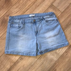 Denim shorts